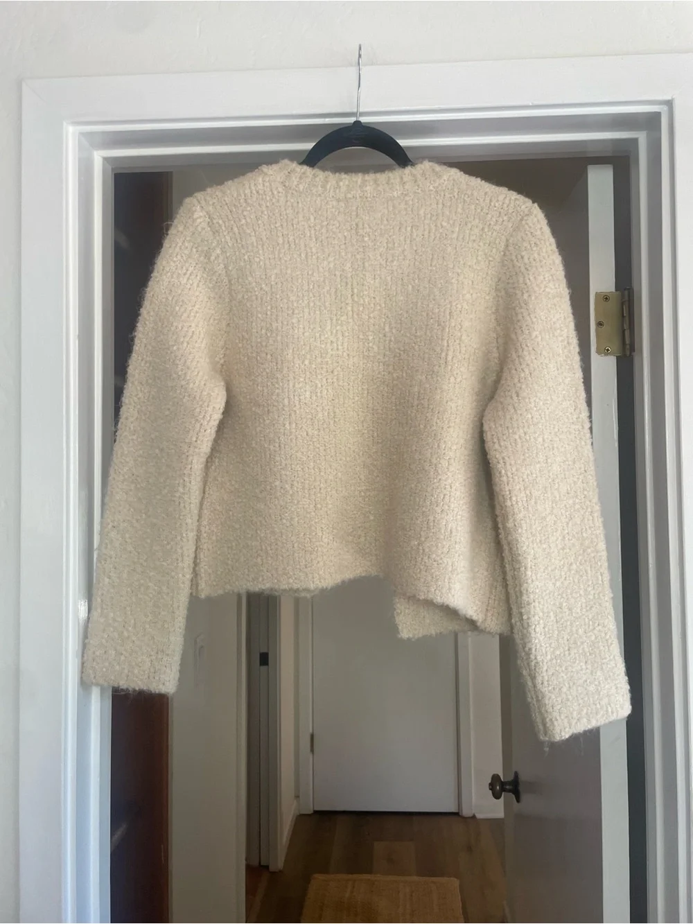 NEW ZARA BOUCLÉ CARDIGAN